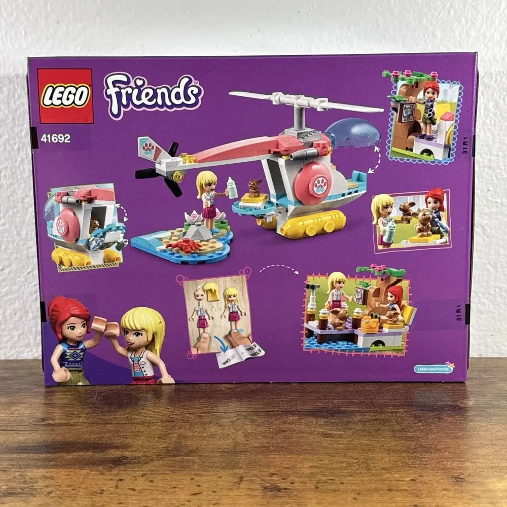 LEGO 41692 Friends: Vet Clinic Rescue Helicopter New & Sealed & Retired